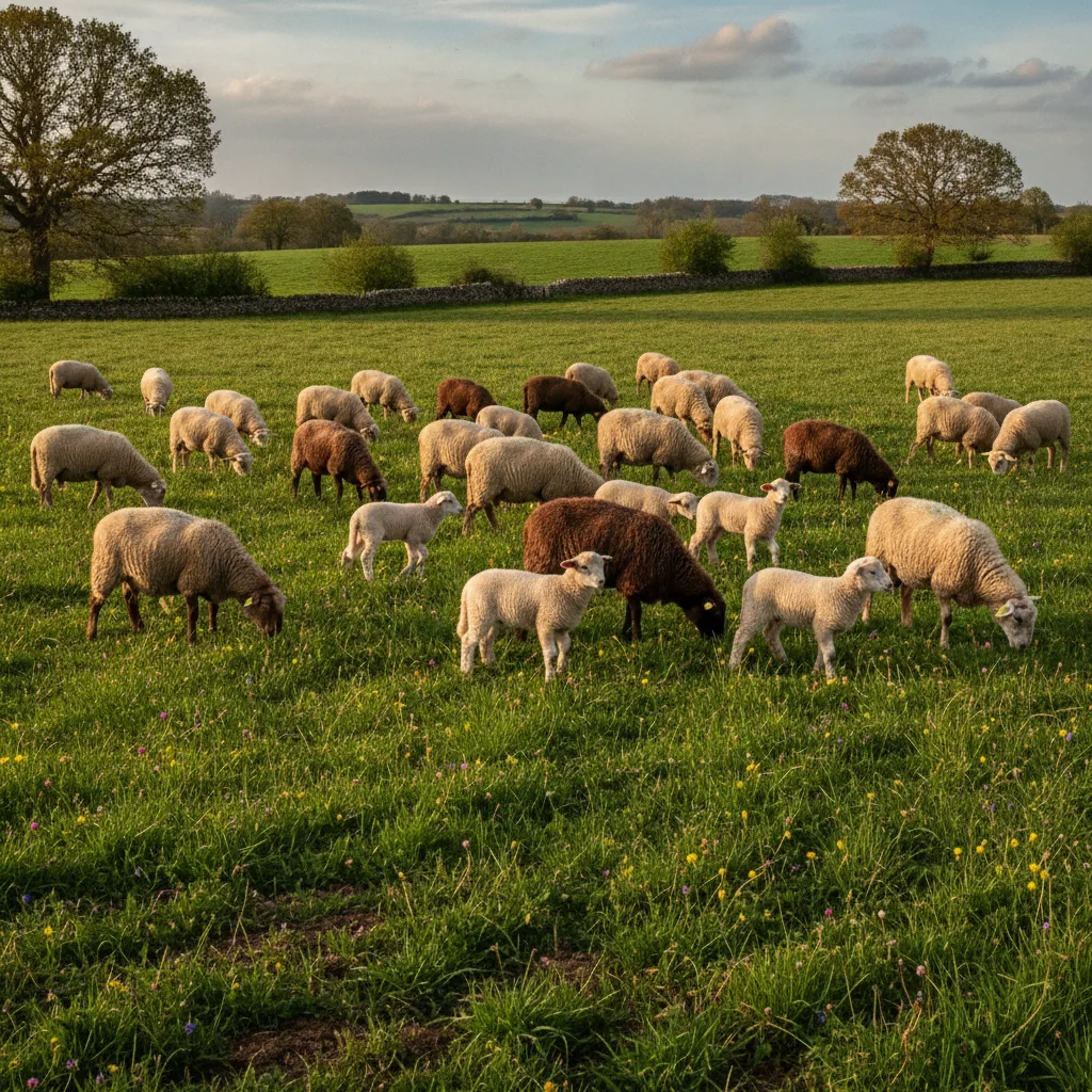 Agneau du Poitou-Charentes — illustration générée par IA
