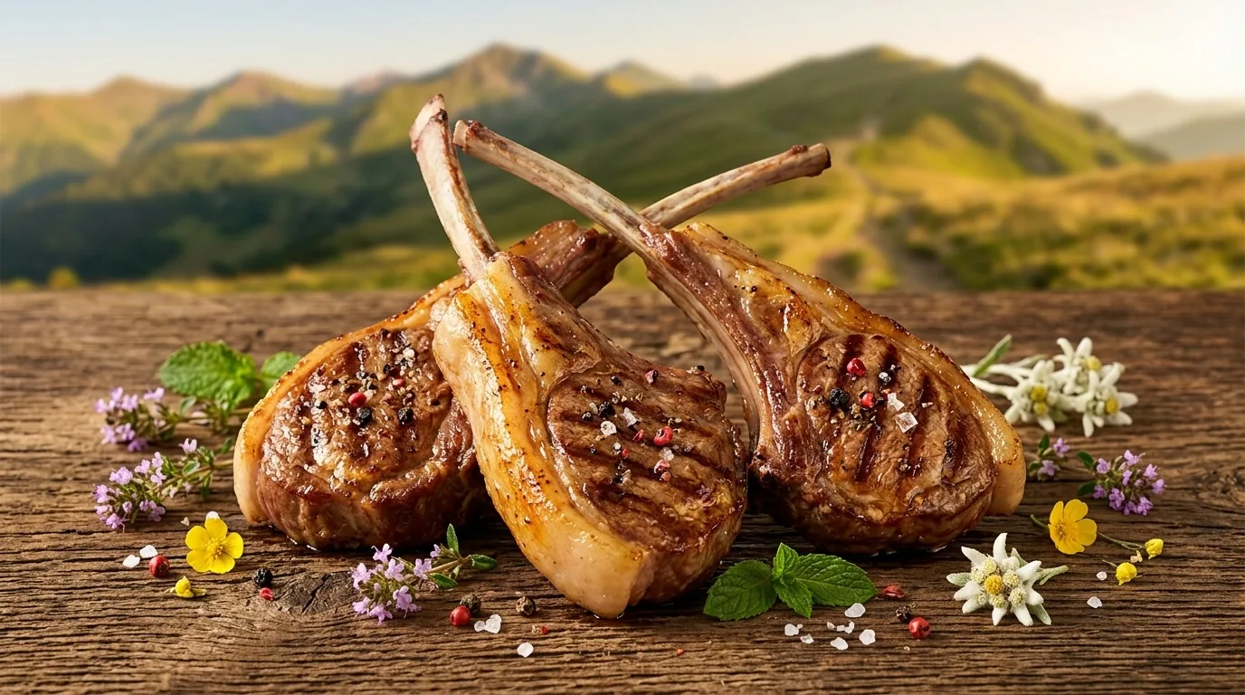 Agneau des Pyrénées — illustration générée par IA