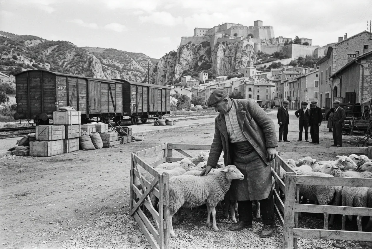 Agneau de Sisteron — illustration générée par IA