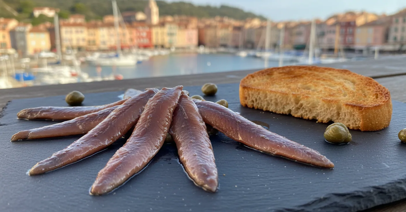 Anchois de Collioure — illustration générée par IA