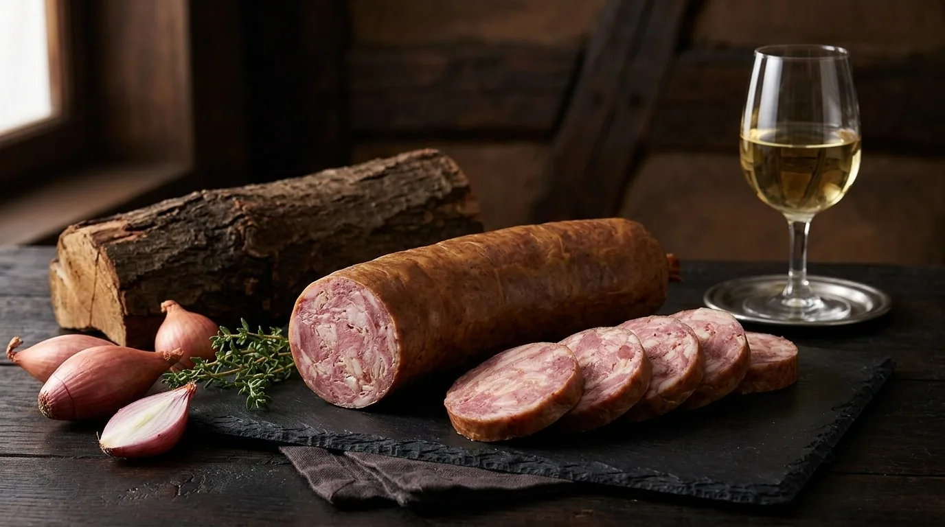 Andouille du Val d'Ajol — illustration générée par IA