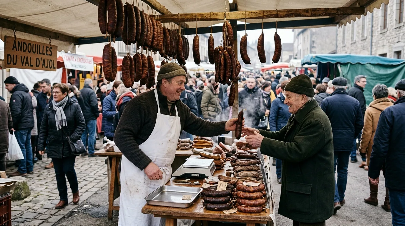 Andouille du Val d'Ajol — illustration générée par IA
