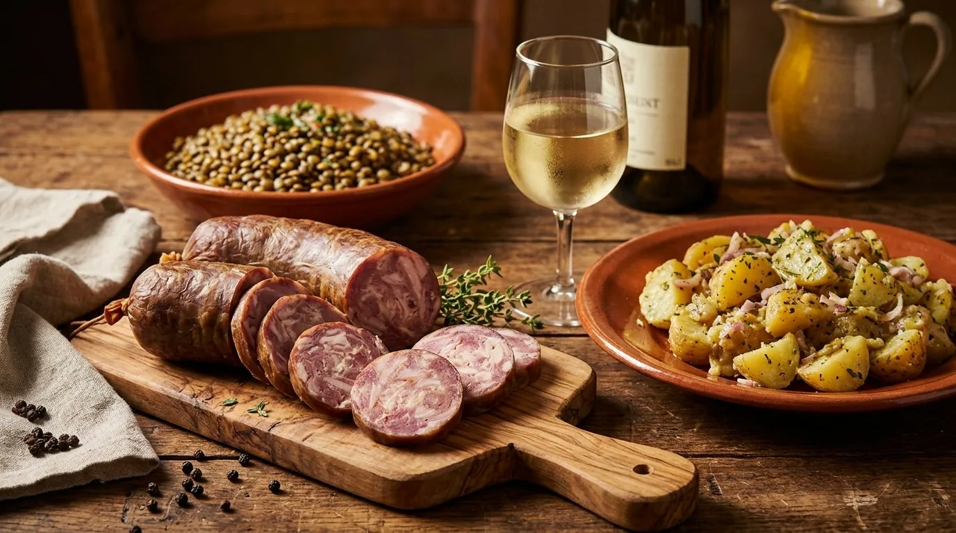 Andouille du Val d'Ajol — illustration générée par IA