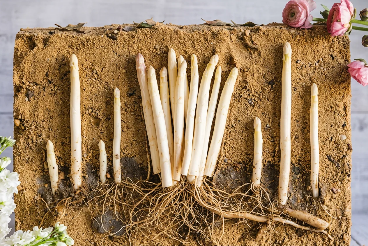 Asperge des sables des Landes — illustration générée par IA