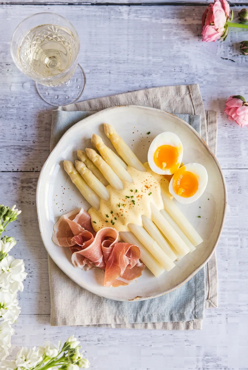 Asperge des sables des Landes — illustration générée par IA