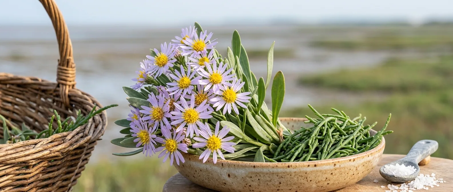 Aster maritime — illustration générée par IA