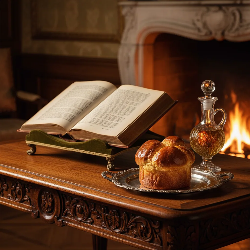 Baba au rhum — illustration générée par IA