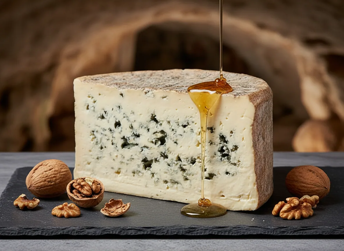 Bleu des Causses — illustration générée par IA