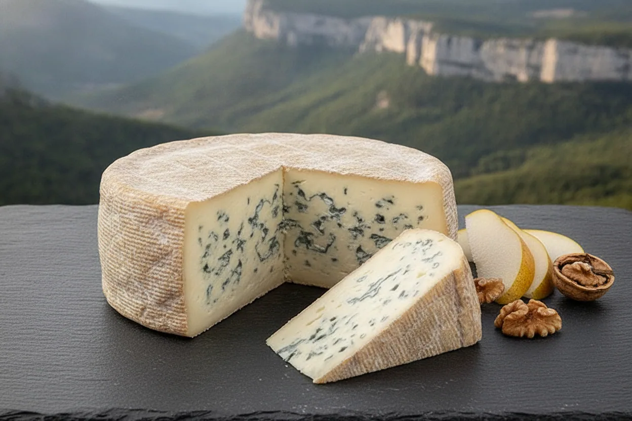 Bleu du Vercors-Sassenage — illustration générée par IA