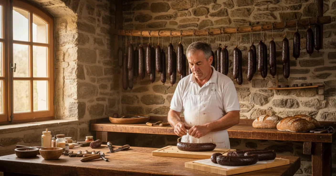 Boudin aux châtaignes du Limousin — illustration générée par IA