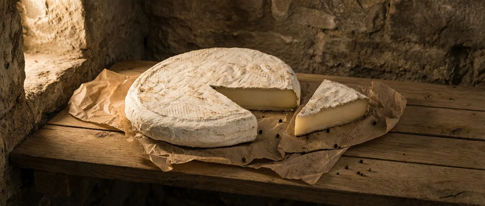 Brie de Melun — illustration générée par IA