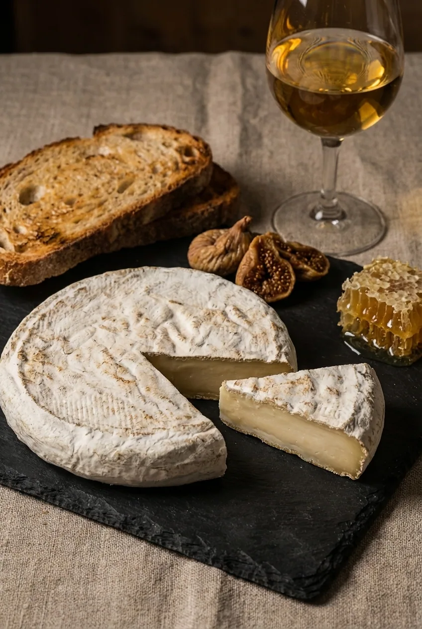 Brie de Melun — illustration générée par IA