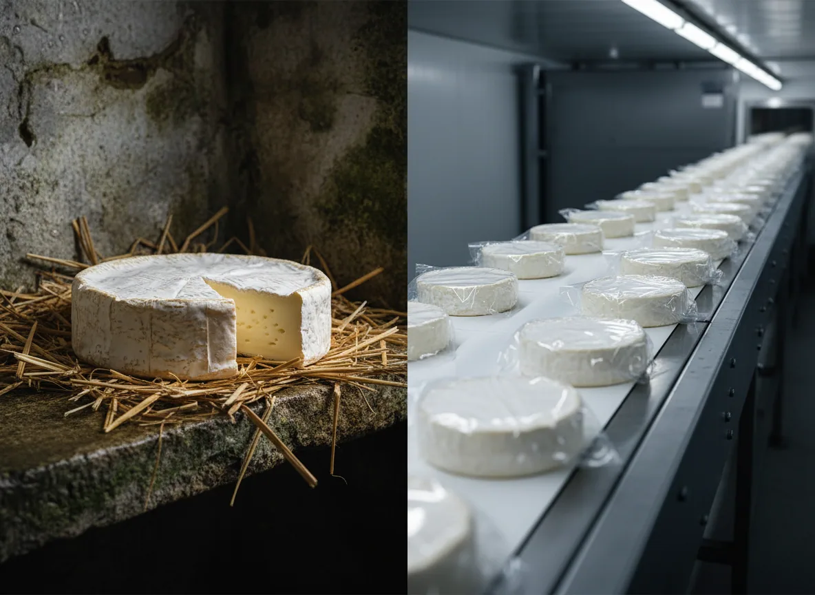 Camembert de Normandie — illustration générée par IA