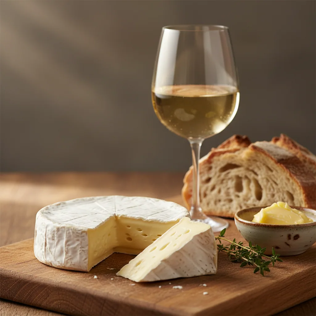 Camembert de Normandie — illustration générée par IA