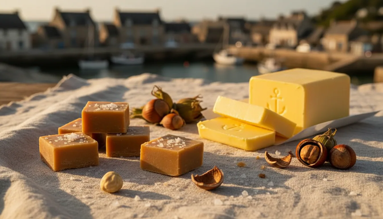 Caramel au beurre salé — illustration générée par IA