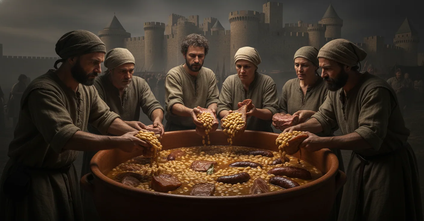 Cassoulet de Castelnaudary — illustration générée par IA