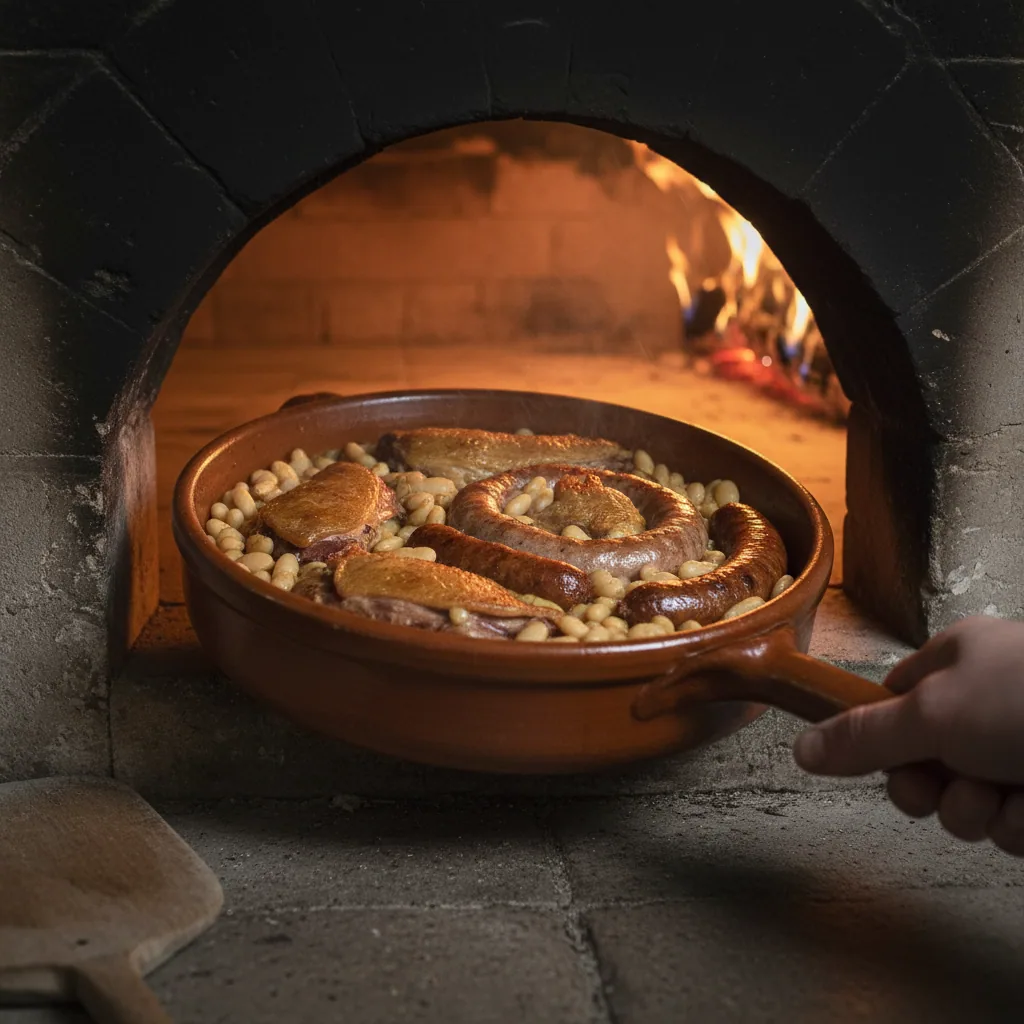 Cassoulet de Castelnaudary — illustration générée par IA