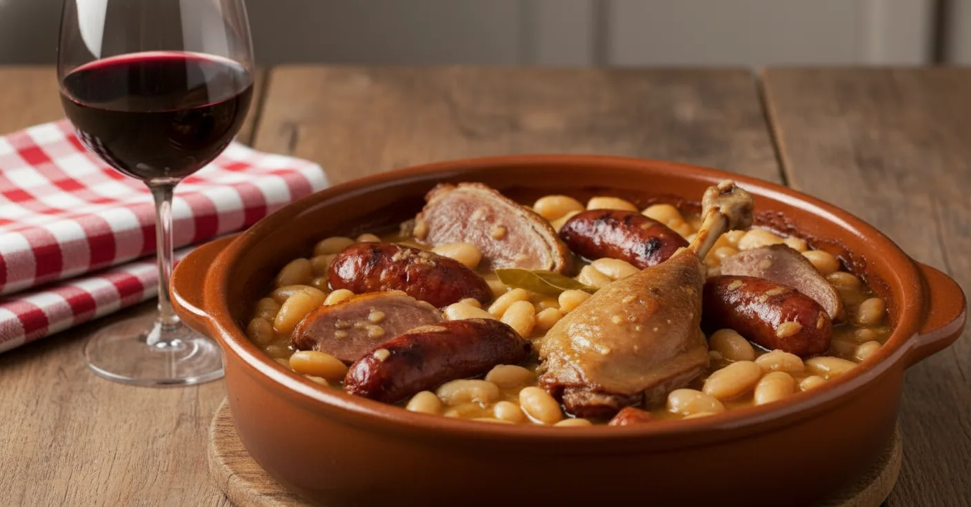 Cassoulet de Castelnaudary — illustration générée par IA
