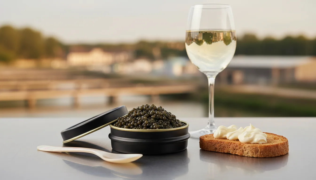Caviar d'Aquitaine — illustration générée par IA