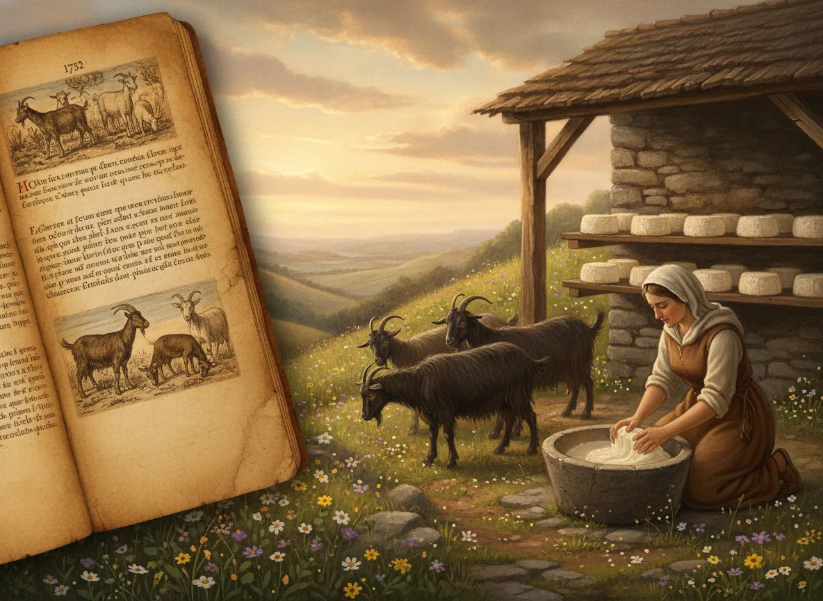 Chabichou du Poitou — illustration générée par IA