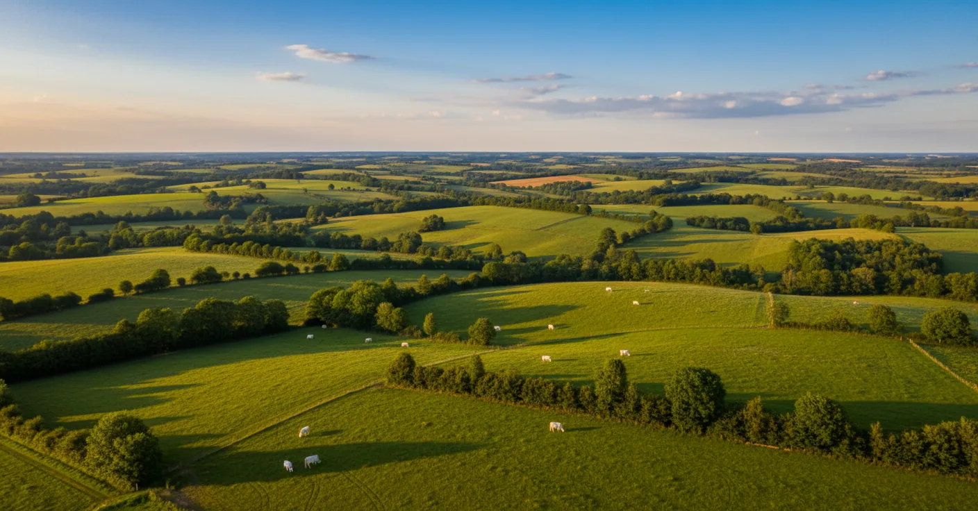 Charolais de Bourgogne — illustration générée par IA