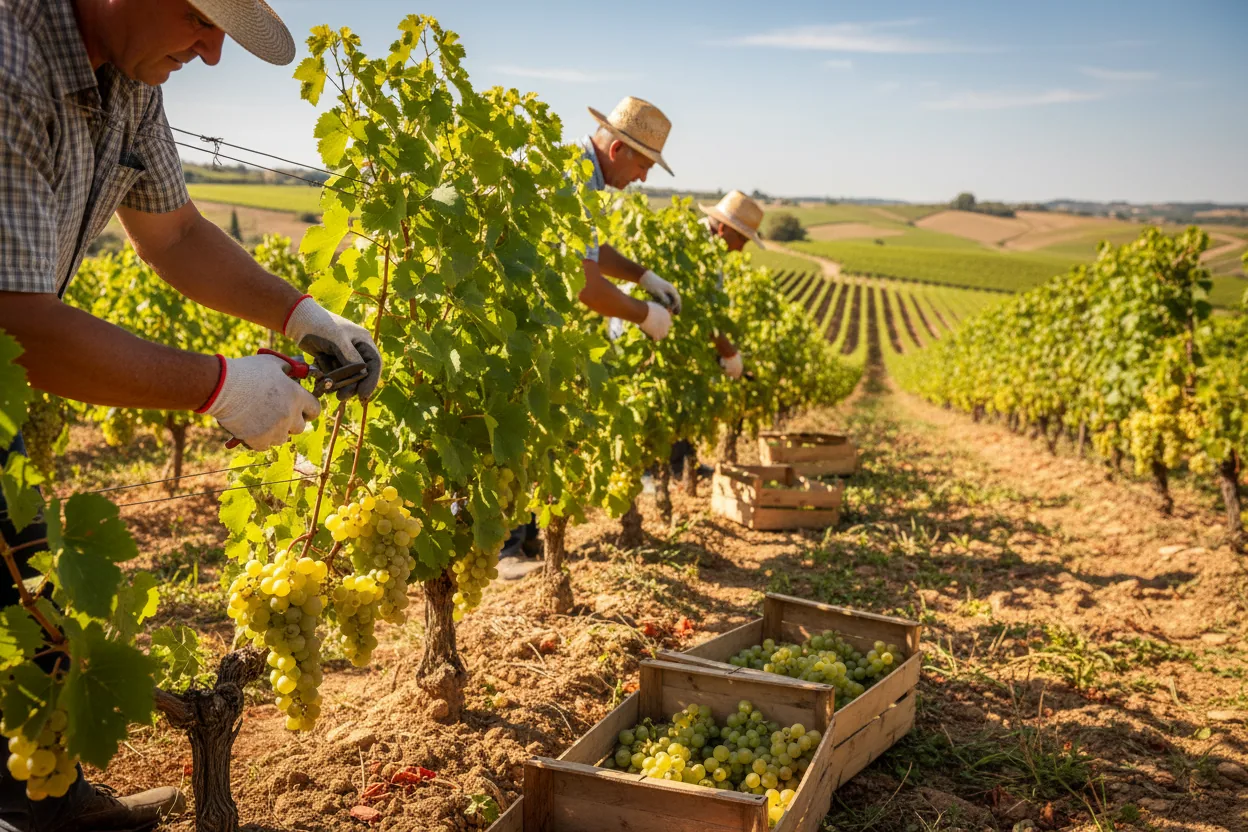 Chasselas de Moissac — illustration générée par IA