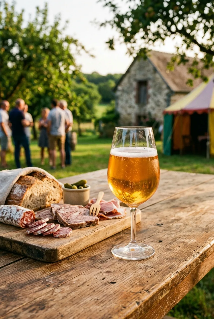 Cidre de Thiérache — illustration générée par IA