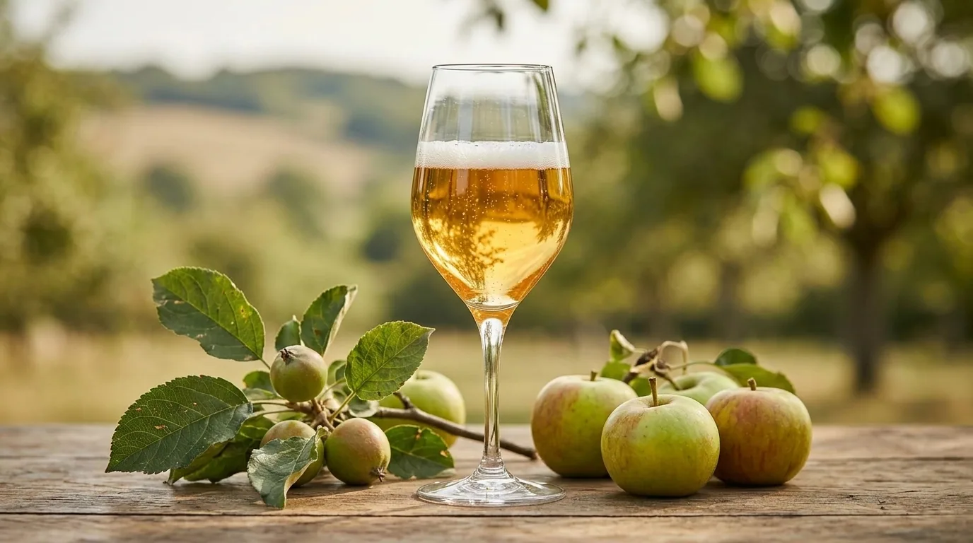 Cidre du Perche — illustration générée par IA