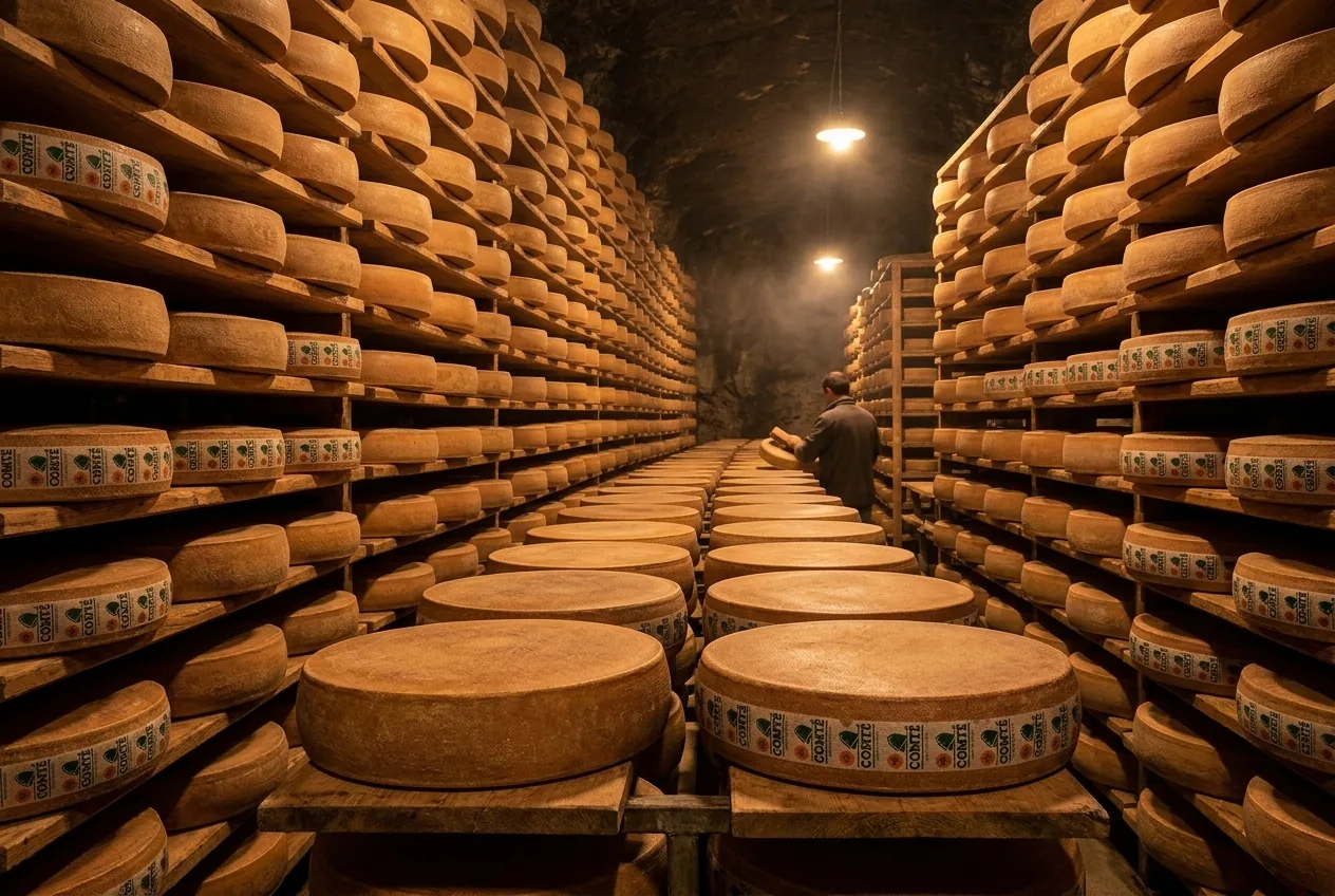 Comté — illustration générée par IA