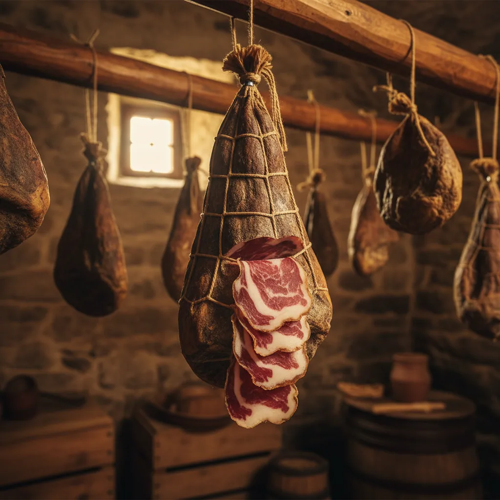 Coppa de Corse — Coppa di Corsica — illustration générée par IA