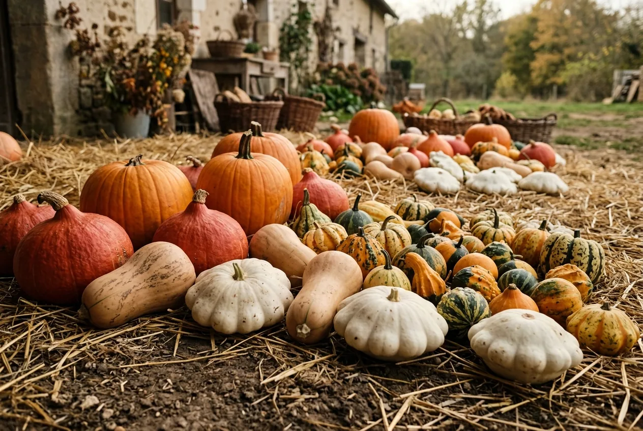 Courge du Var — illustration générée par IA