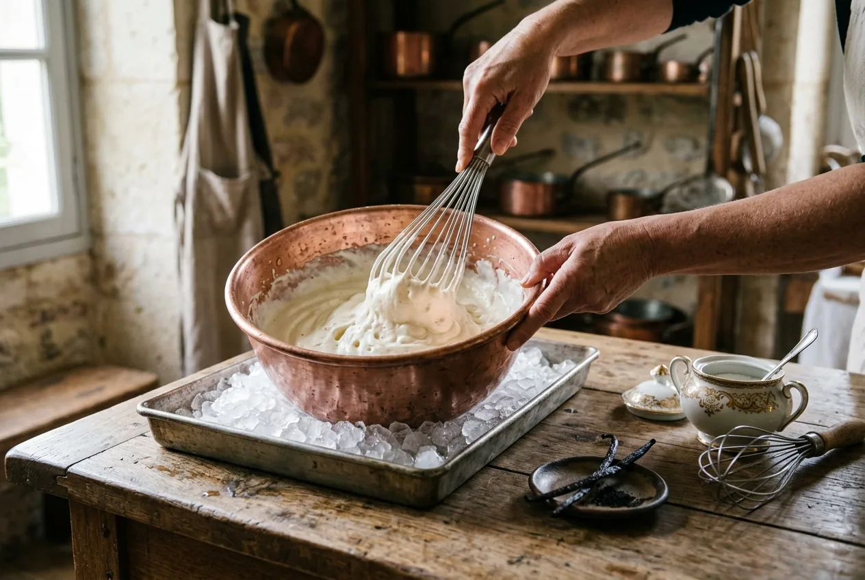 Crème Chantilly — illustration générée par IA