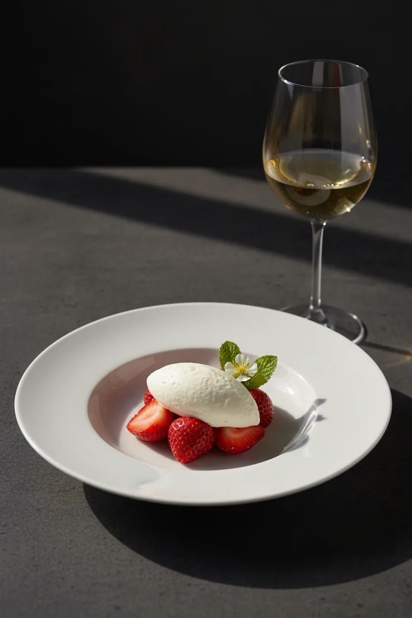 Crème fraîche fluide d'Alsace — illustration générée par IA