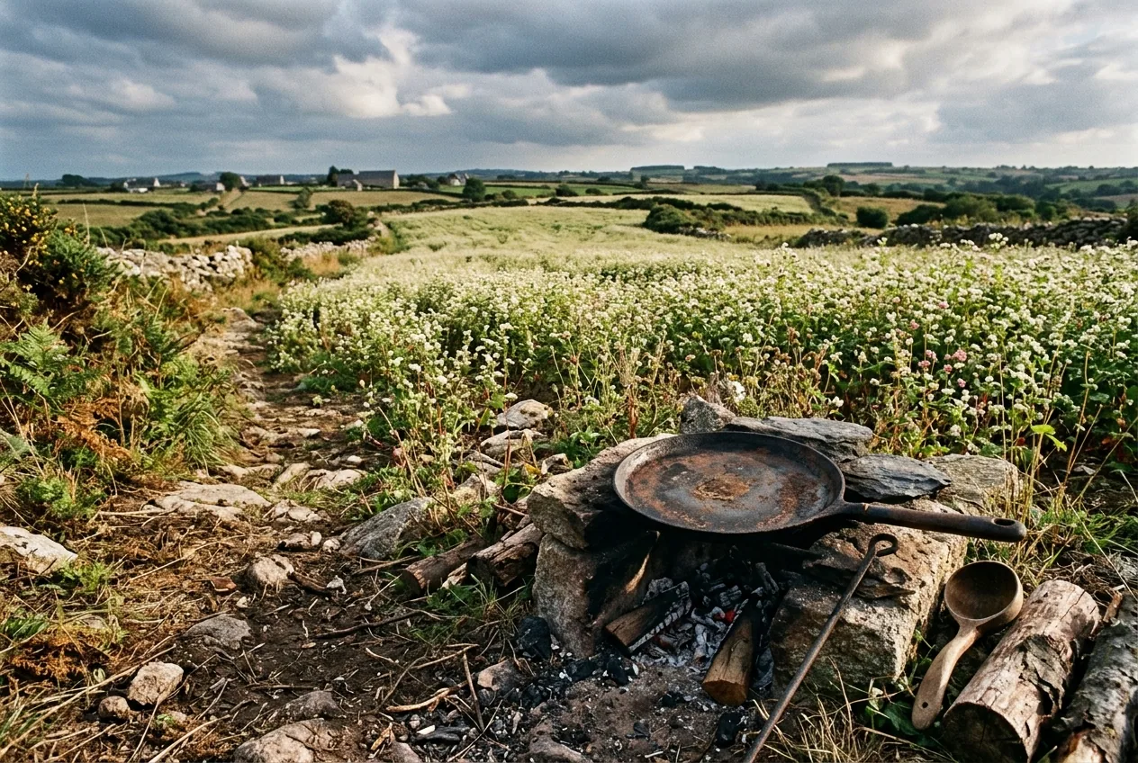 Crêpe bretonne — illustration générée par IA