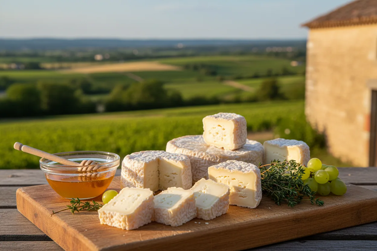 Crottin de Chavignol — illustration générée par IA