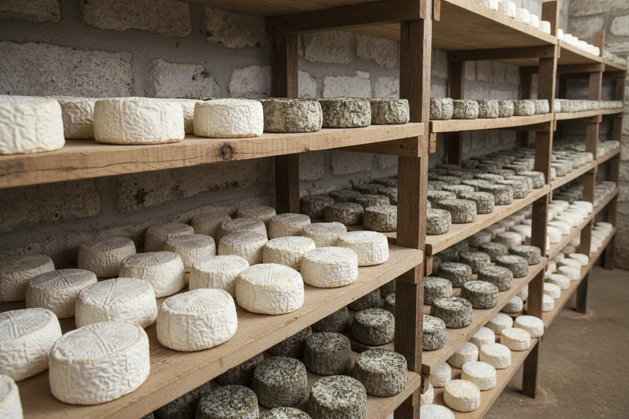 Crottin de Chavignol — illustration générée par IA