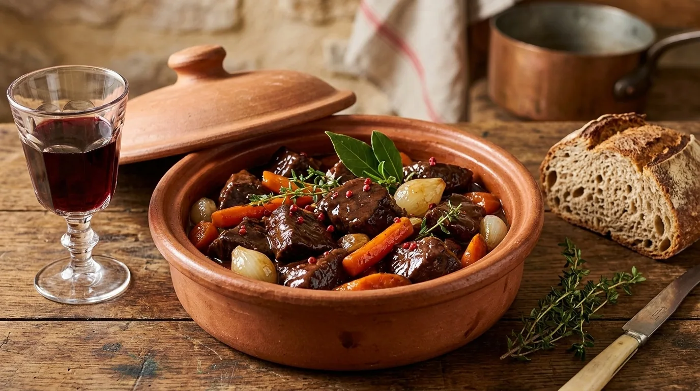 Daube avignonnaise — illustration générée par IA