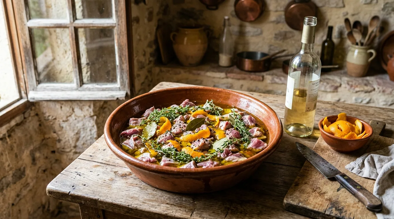 Daube avignonnaise — illustration générée par IA