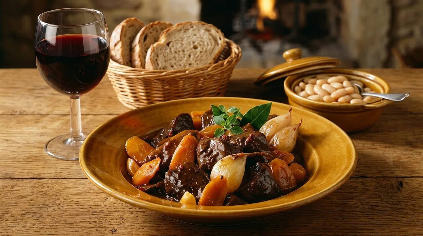 Daube avignonnaise — illustration générée par IA
