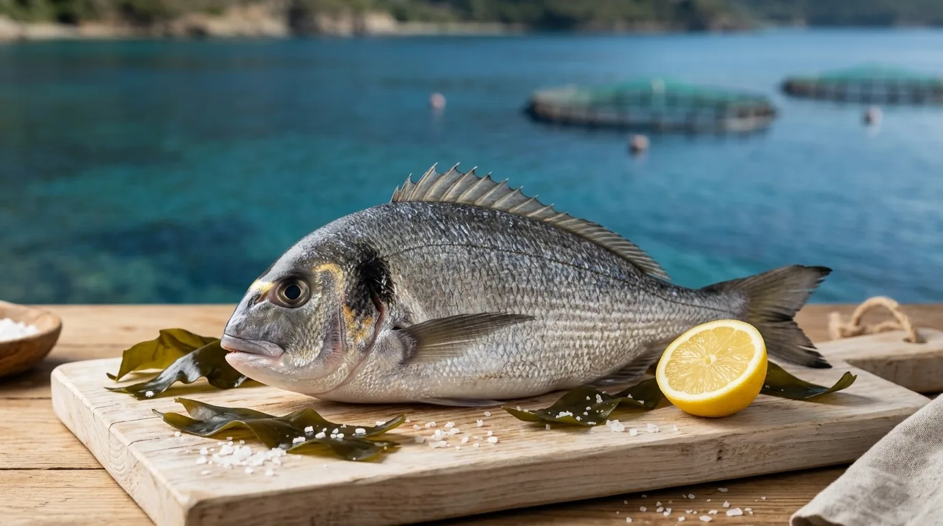 Daurade de Corse / Dorade royale de Corse — illustration générée par IA