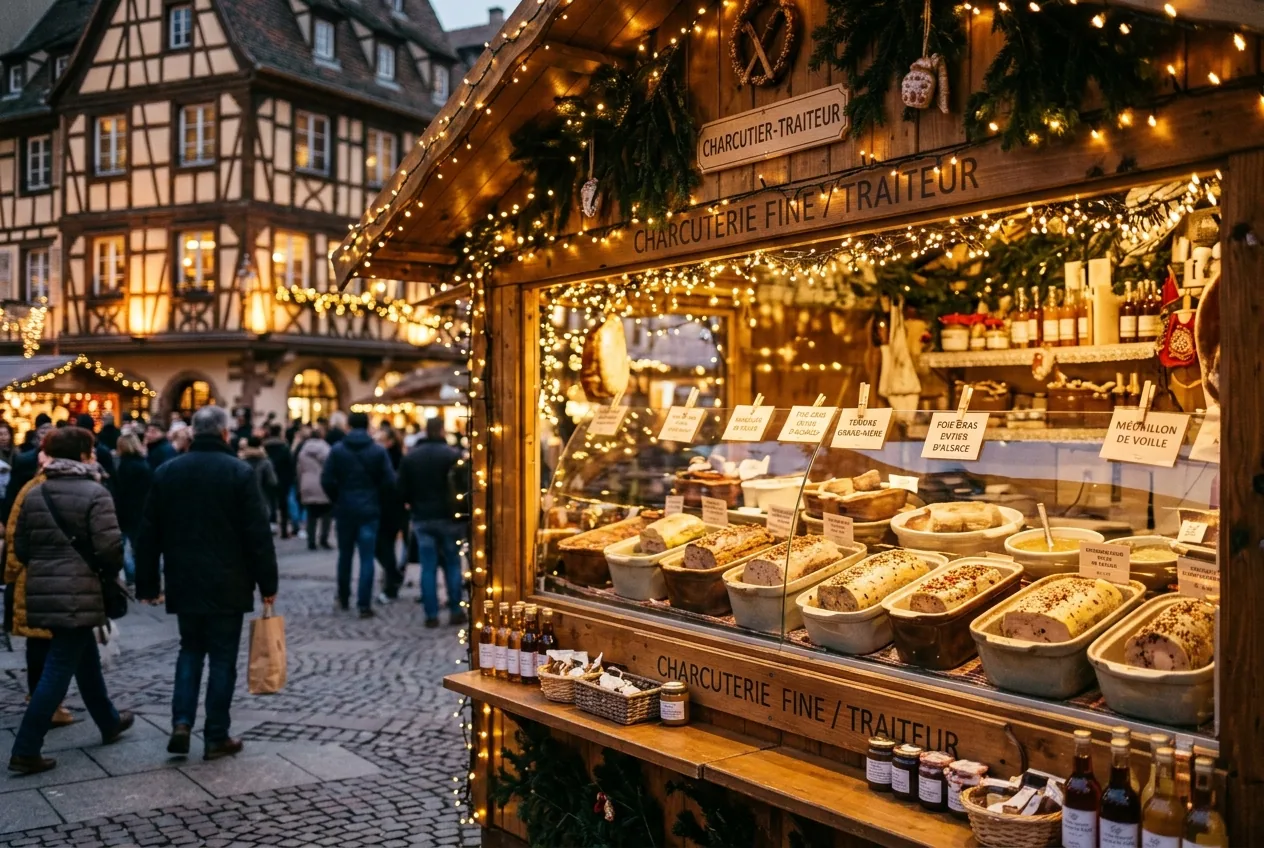 Foie gras d'Alsace — illustration générée par IA