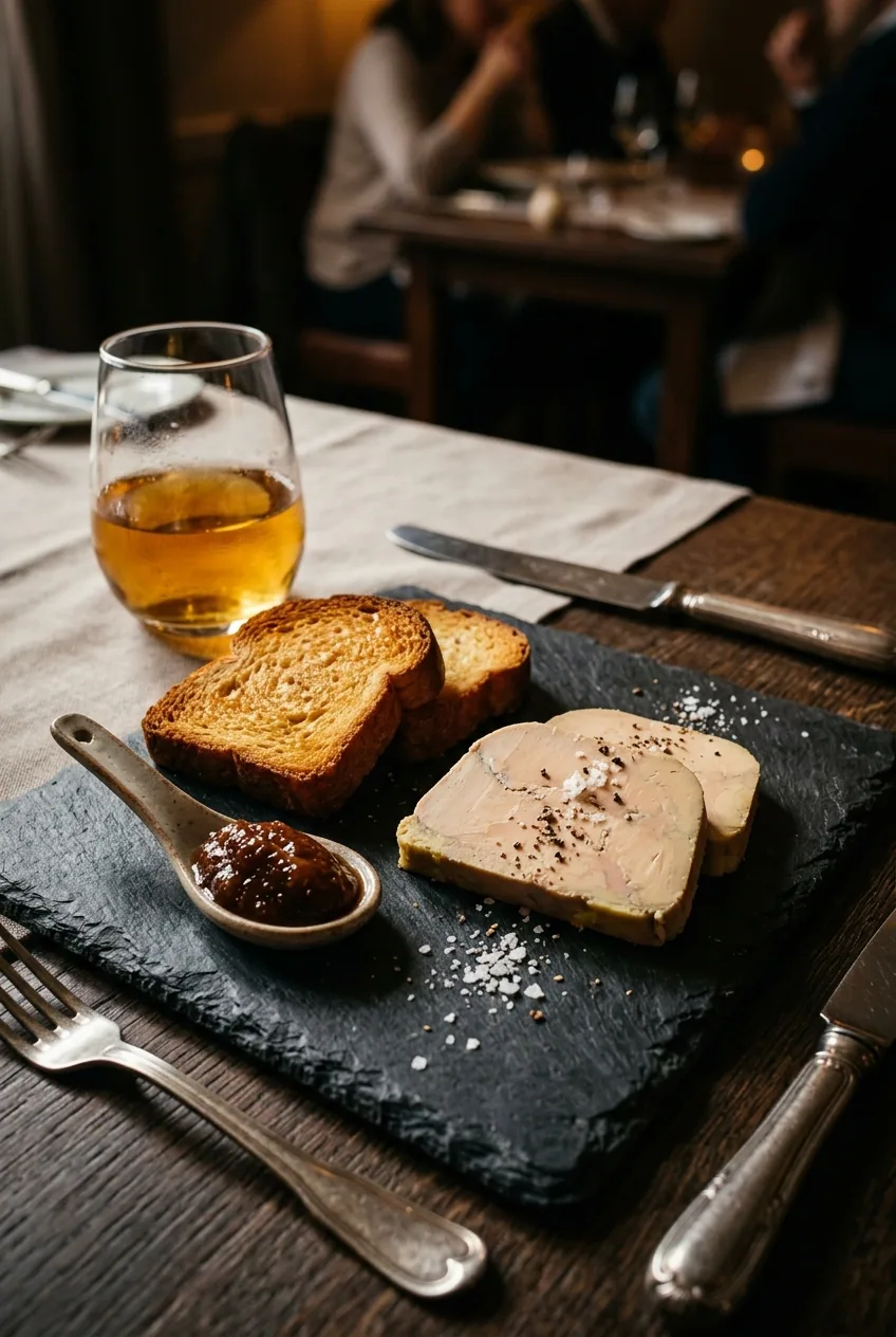 Foie gras d'Alsace — illustration générée par IA