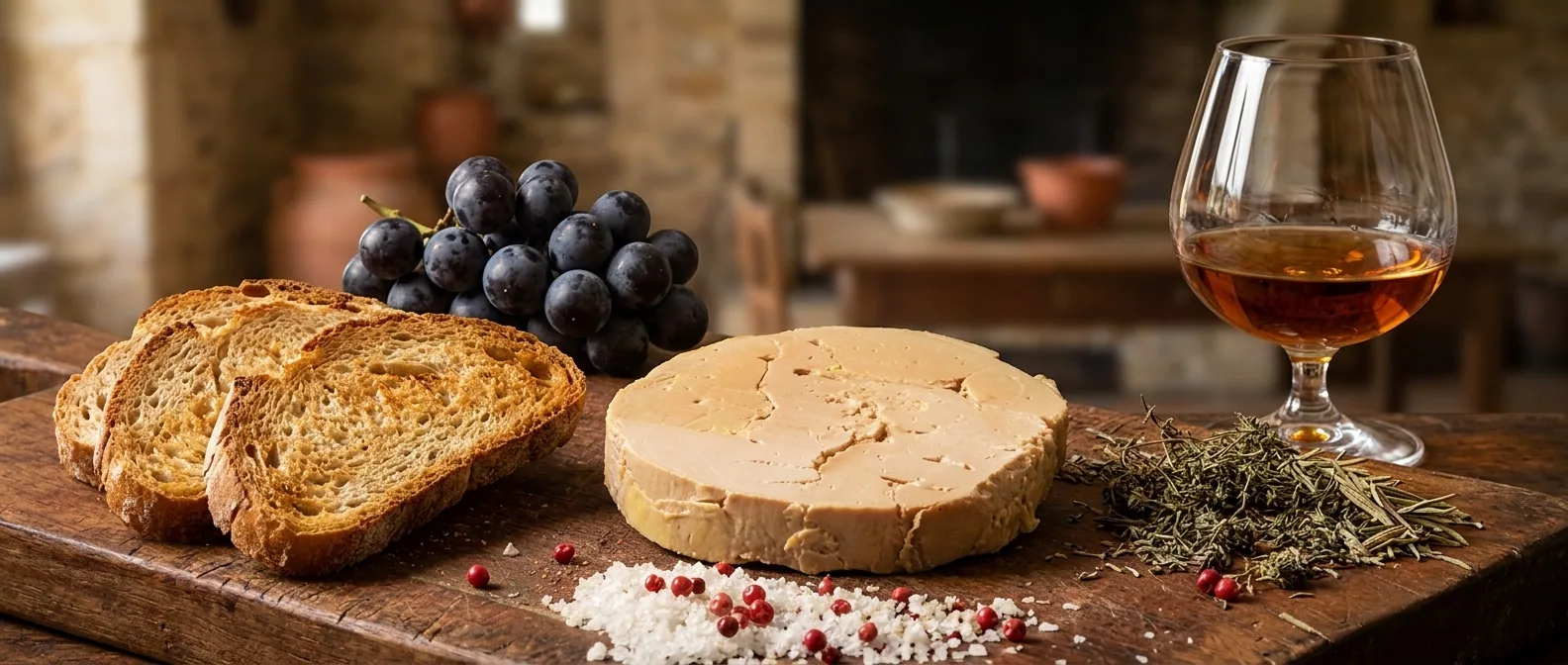 Foie gras d'oie du Sud-Ouest — illustration générée par IA