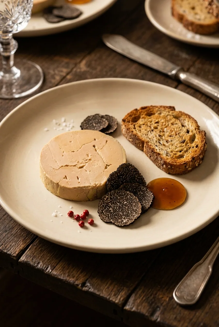 Foie gras d'oie du Sud-Ouest — illustration générée par IA