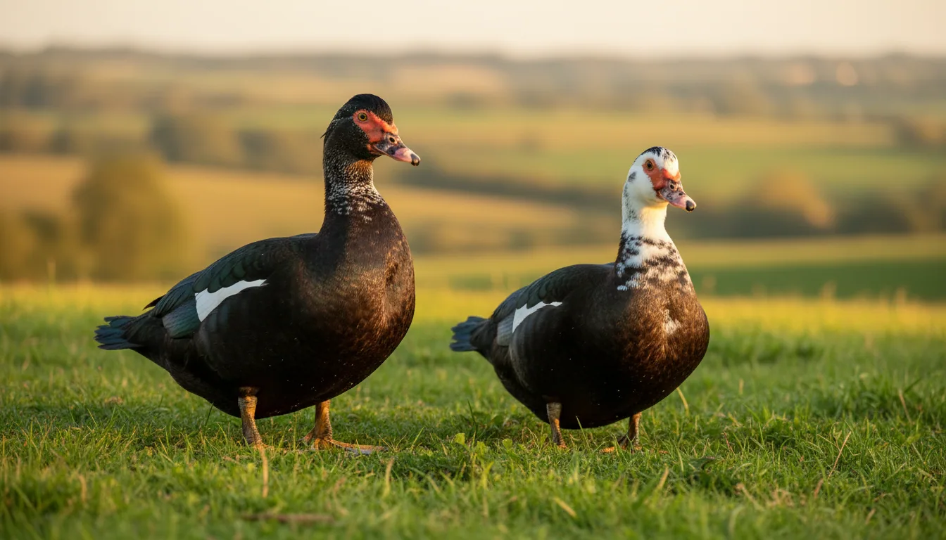 Canard à foie gras du Sud-Ouest — illustration générée par IA