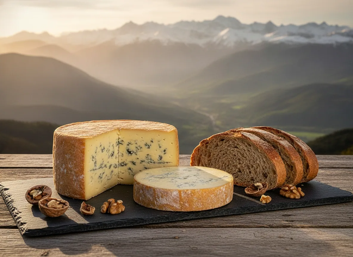 Fourme de Montbrison — illustration générée par IA
