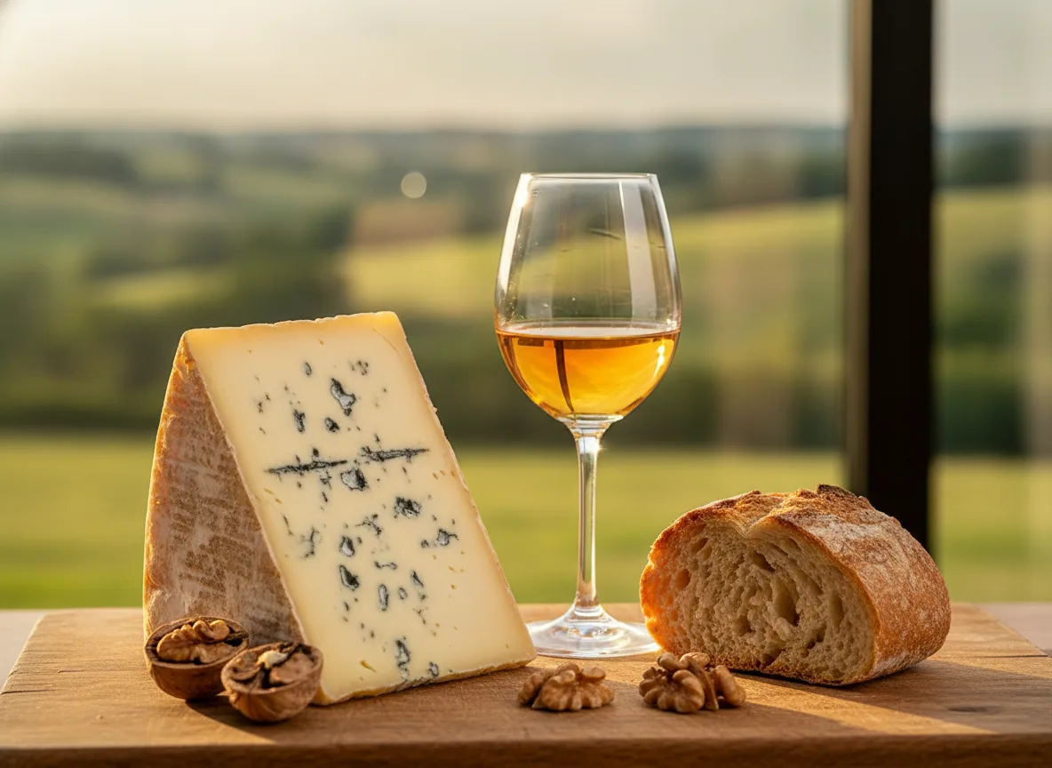 Fourme de Montbrison — illustration générée par IA