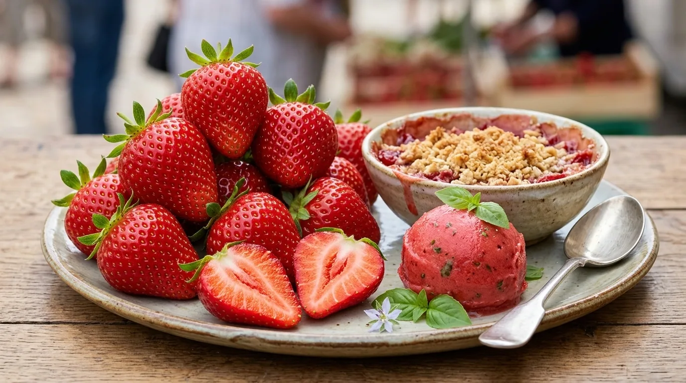 Fraise de Samer — illustration générée par IA