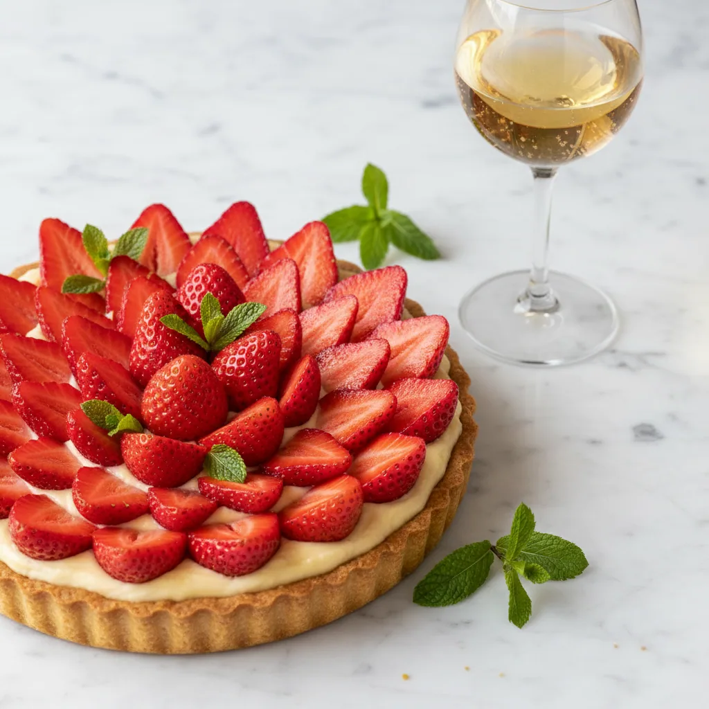 Fraises de Nîmes — illustration générée par IA