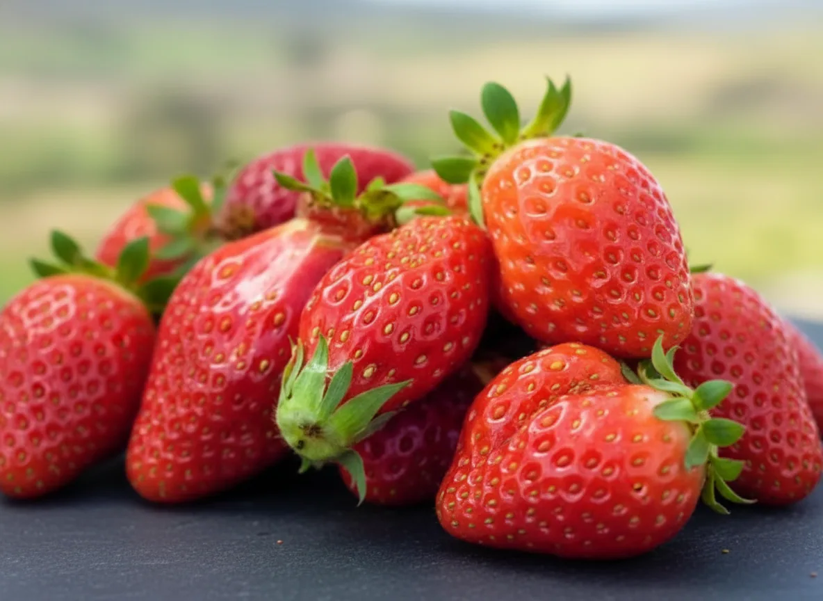 Fraises de Nîmes — illustration générée par IA